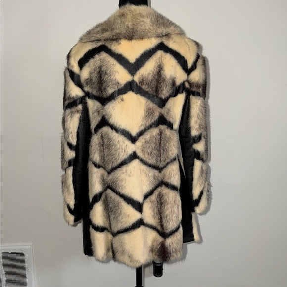 Chic Ken Nanfelt Fur and Leather Patterned Jacket - Picture 5 of 8